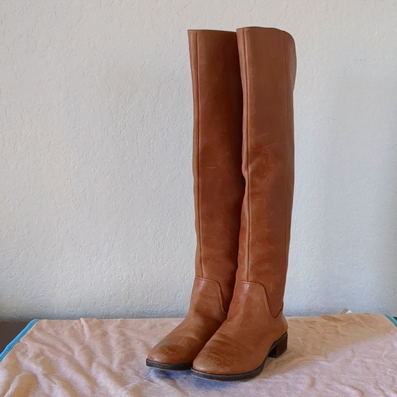 Sole Society Shoes Sole Society Andie Cognac Over The Knee Boots